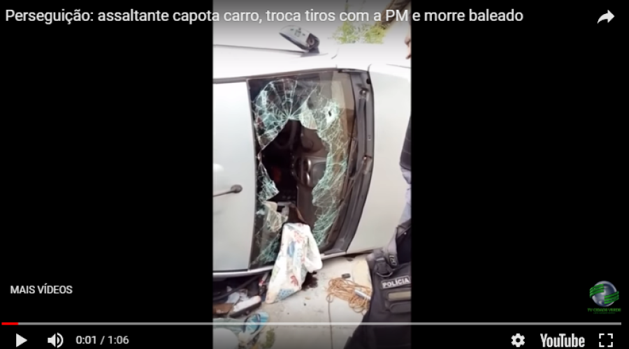 Assista ao Vídeo: bandido morre em Teresina ao trocar tiros com a polícia militar de Timon