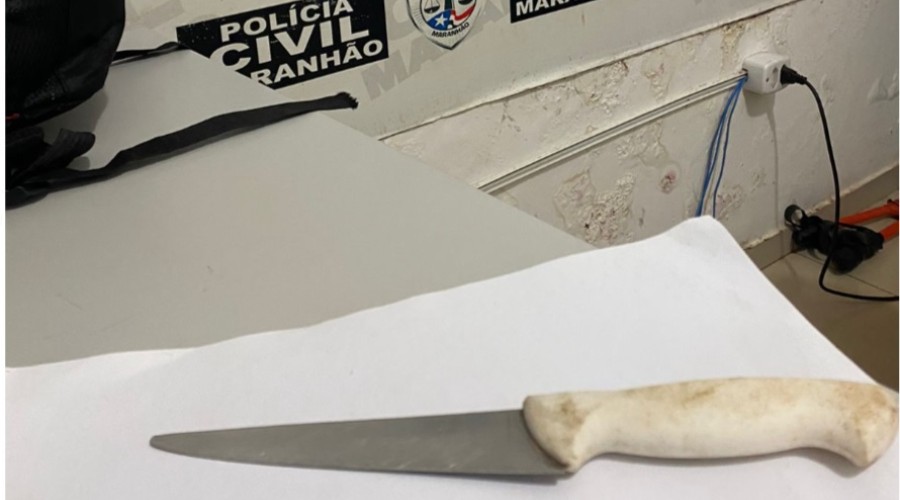Homem é preso após ameaçar esfaquear o pai no MA; suspeito disse que iria ‘beber o sangue’ da vítima