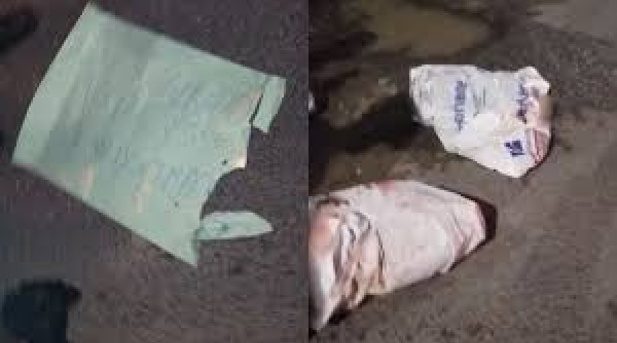 Homem é encontrado esquartejado e com mensagem em bilhete