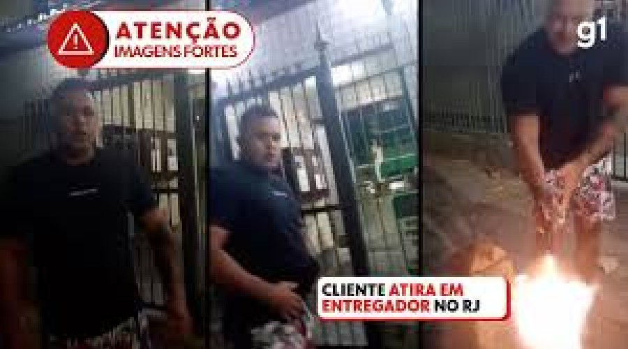 VÍDEO: Policial atira em entregador que se recusou a subir em apartamento para entrega