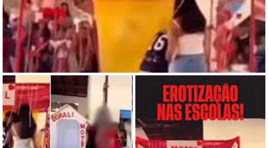 São João Batista - Veja vídeo: Alunos montam 'motel' e encenam atos sexuais durante gincana no Maranhão