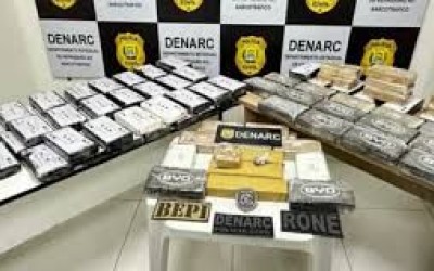 Tráfico de drogas Operação policial apreende mais de 100kg de drogas em Caxias