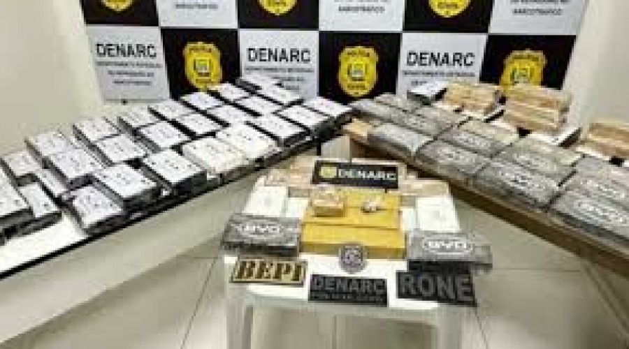 Tráfico de drogas Operação policial apreende mais de 100kg de drogas em Caxias