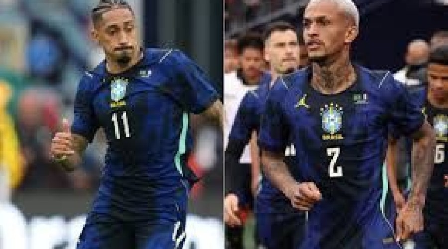 Raphinha e Wesley são cortados da Seleção após lesões na coxa