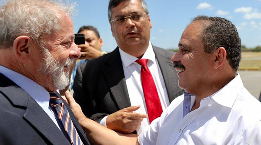Zé Dirceu, Waldir Maranhão e Márcio Jerry na casa de Weverton Rocha