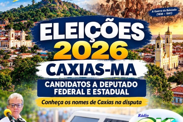 Caxias: Os candidatos a Deputados Estaduais e Federais para Eleições 2026