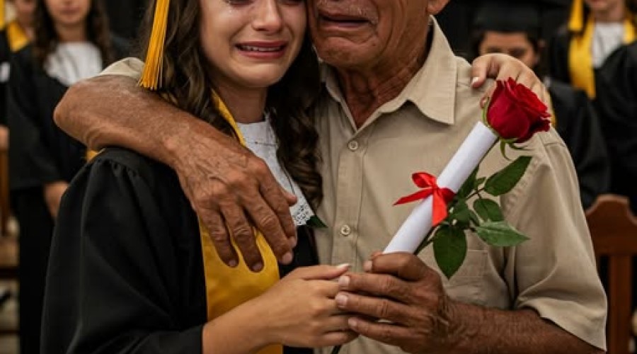 Filha e Pai choro de emoção: “Melhor que ela não me veja… não quero que se envergonhe de mim”, pensou.