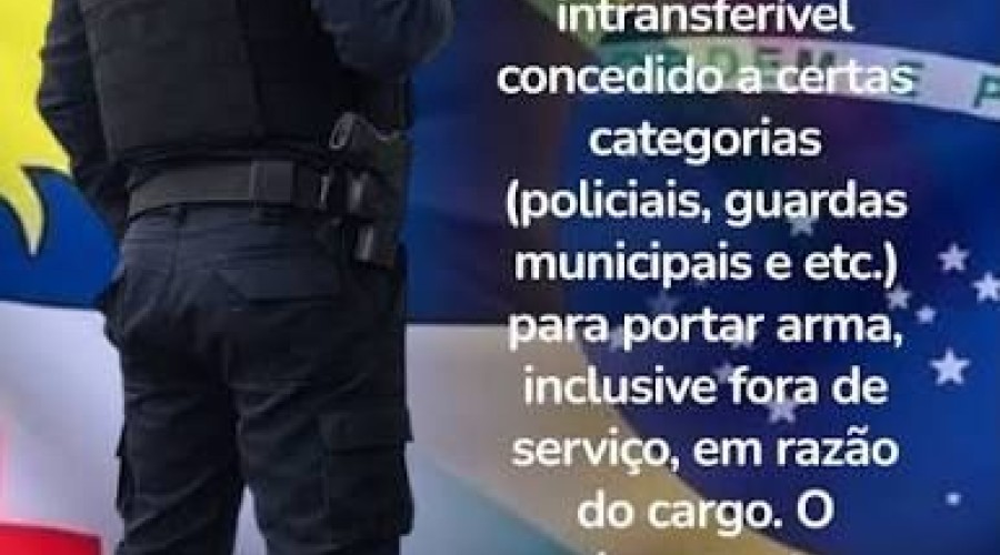 Além dos policiais, militares e bombeiros, nova profissão tem porte de armas aprovado no Brasil
