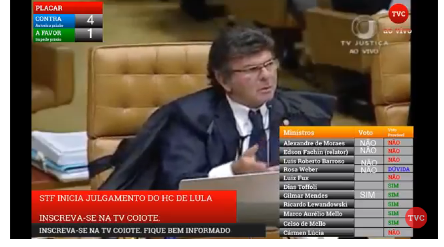 JULGAMENTO FINAL DO HC DE LULA NO STF - AO VIVO - Site-okfmcaxias.com.br