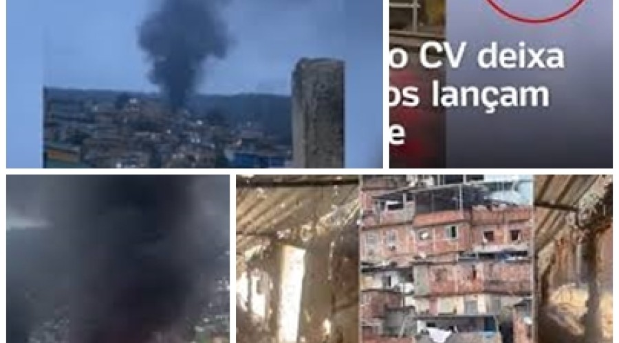 Facção usam drones e soltam bombas: Imagens mostram 