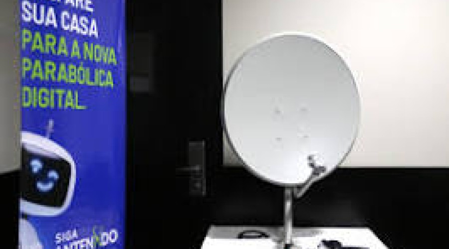 Prazo para troca gratuita de antena parabólica termina em 30 de junho