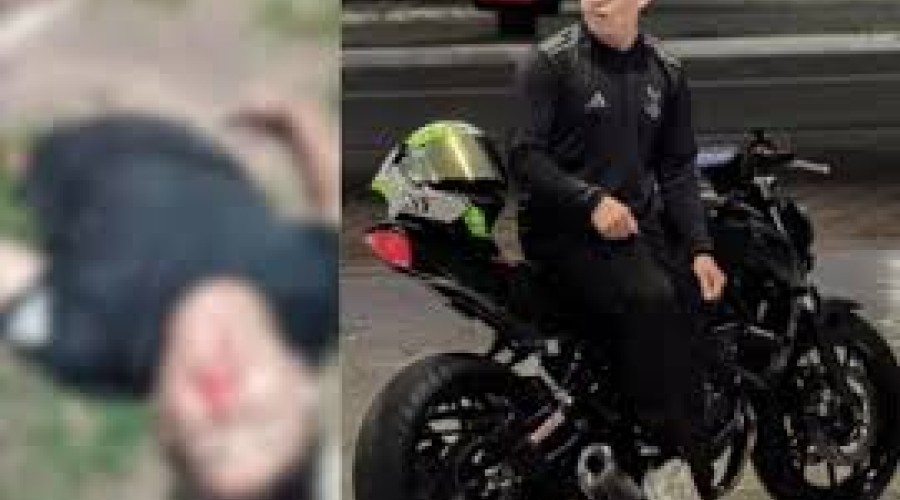 Vídeo: Motociclista tem corpo partido ao meio após acidente