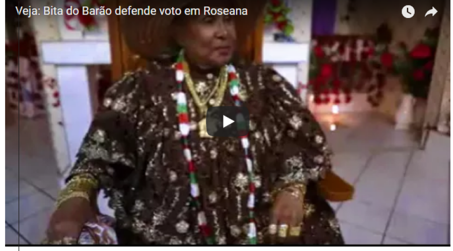 Veja em vídeo: Bita do Barão fala de seu trabalho e diz que Roseana tem que ganhar a eleição