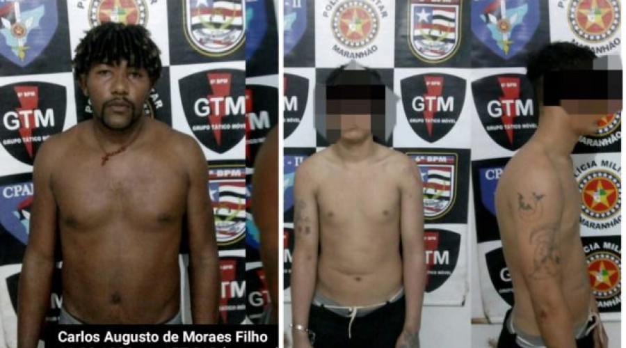 Presos bandidos que roubaram carro, fizeram assaltos, e estupraram a dona do veículo na Vila Olímpica