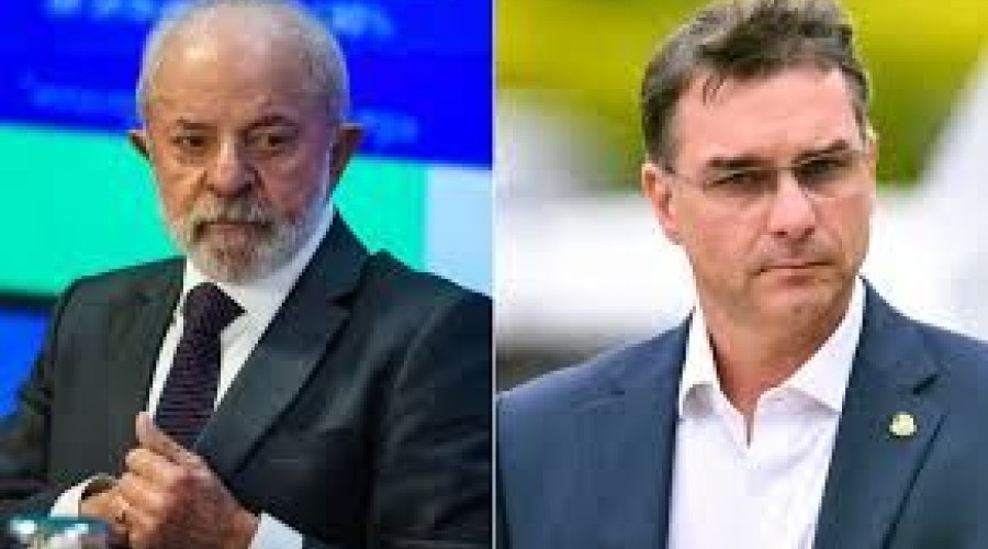 Lula tem 40,4% e Flávio Bolsonaro, 37%, em cenário de primeiro turno, mostra pesquisa