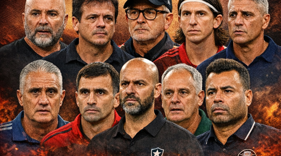 Já são 10 técnicos demitidos! Pressão explode e crise toma conta do Brasileirão 2026