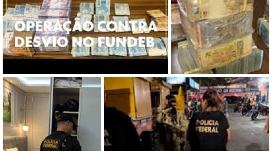 Vídeo: Caxias, São Luís, São José do Ribamar, Buriti Bravo, Presidente Dutra, Joselândia - PF realiza operação contra desvio milionário no Fundeb