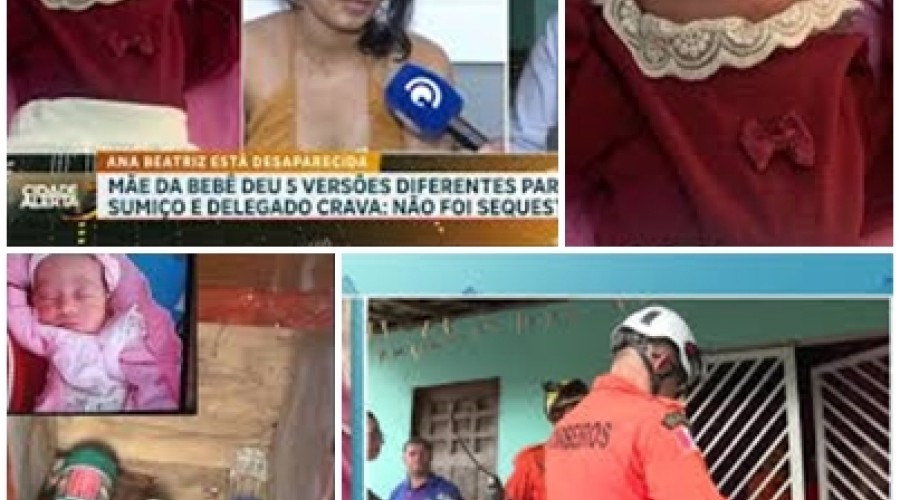 Mãe da bebê Ana Beatriz teria indicado a localização do corpo da recém-nascida  encontrada em um armário de madeira