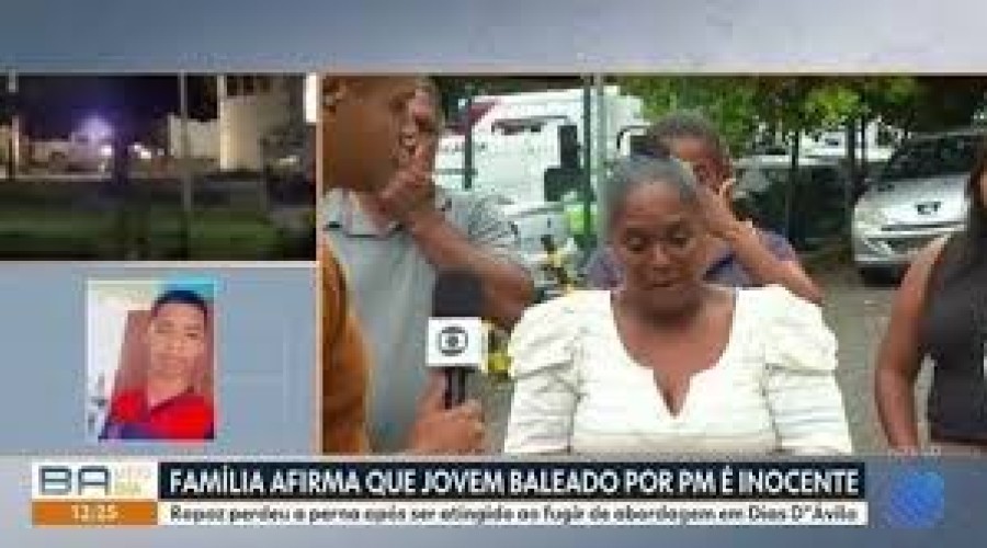 Jovem perde a perna após fugir de abordagem policial; família contesta versão da PM