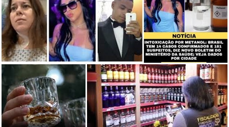 Veja dados por cidade: Intoxicação por metanol: Brasil tem 14 casos confirmados e 181 suspeitos, diz novo boletim do Ministério da Saúde