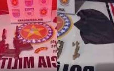Dupla de adolescentes atira contra policiais; um deles é apreendido em Carutapera no MA
