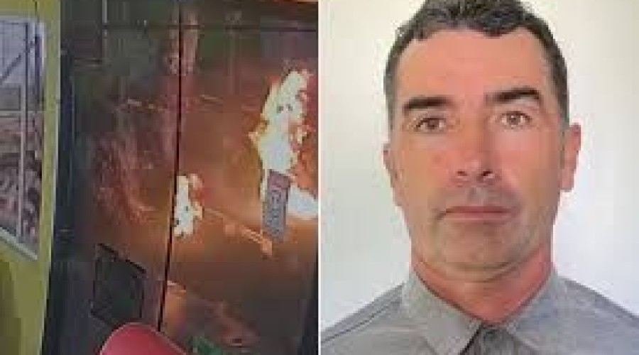 Imagens mostram momento em que homem ateia fogo em vereador. Veja vídeo