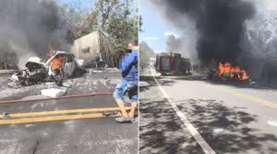 Caxias - VÍDEO: Colisão deixa dois mortos e um ferido grave na BR-316