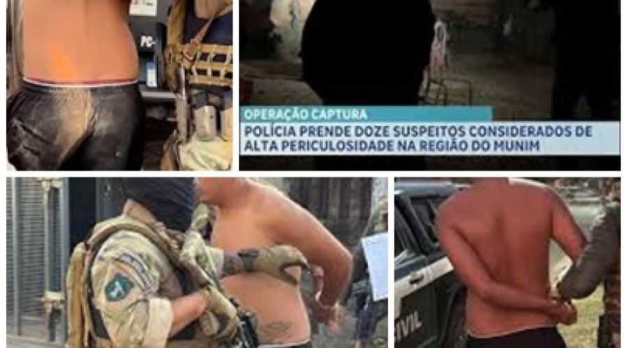 Maranhão-Operação Captura: Vídeo-Doze pessoas são presas na região do Munim em operação da Polícia Civil