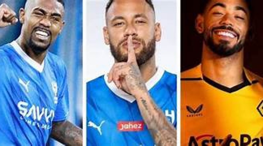 Janela da Europa fechou, mas da Arábia segue aberta… Veja os 15 brasileiros mais caros do vaivém