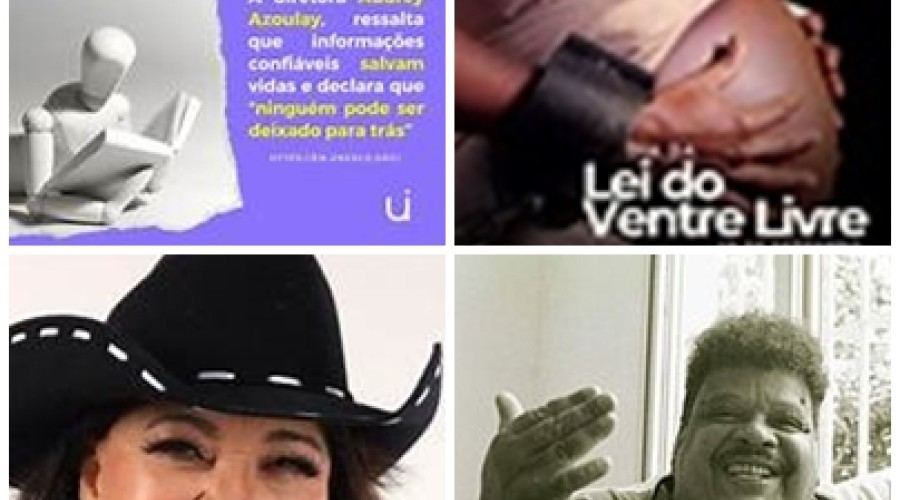 O que se comemora hoje: (28/09) - Dia Internacional do Acesso Universal à Informação - O Dia da Lei do Ventre Livre - Aniversário de Roberta Miranda e Tim Maia