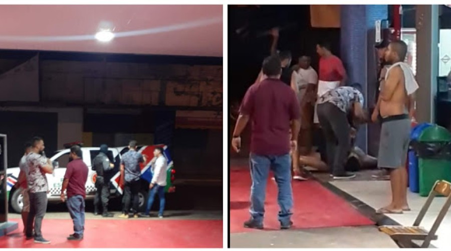 Assista ao Vídeo: Em Caxias, Jovem é baleado em posto de combustíveis no centro da cidade.