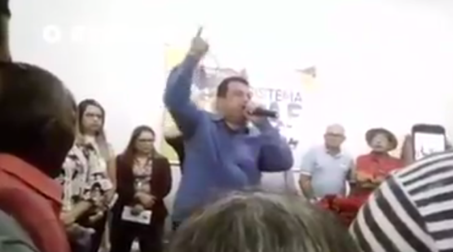 ASSISTA AO VÍDEO! Adelmo Soares faz discurso de campanha em ato do governo