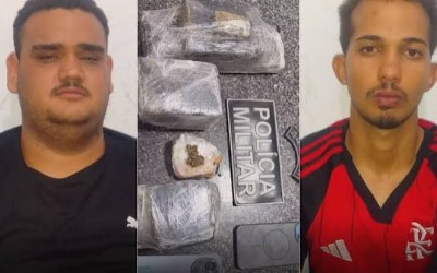 Dois homens são presos com drogas durante abordagem policial em Buriti