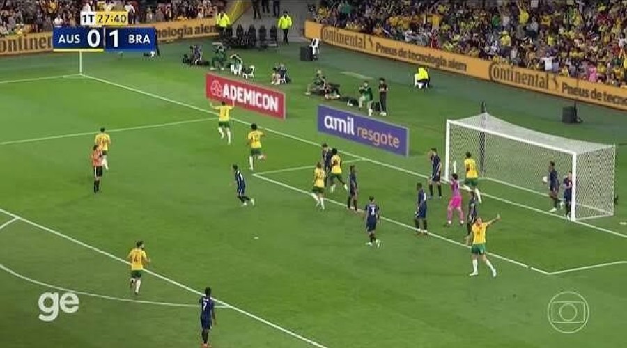 Veja os Gols: Brasil vira sobre a Austrália em jogo de seis gols e vence amistoso em Brisbane