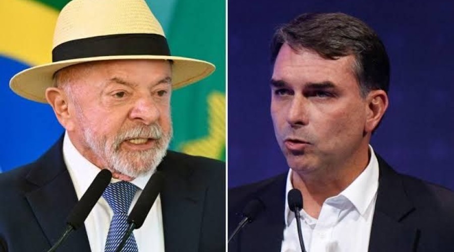 Pesquisas mostram empate técnico entre Lula e Flávio Bolsonaro