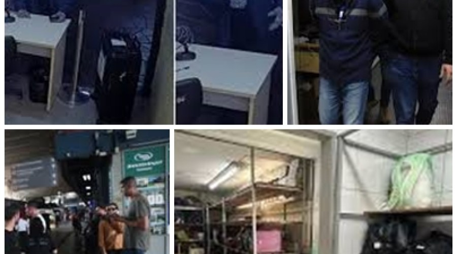 Polícia divulga imagens de suspeito de deixar mala com parte de corpo na rodoviária de Porto Alegre