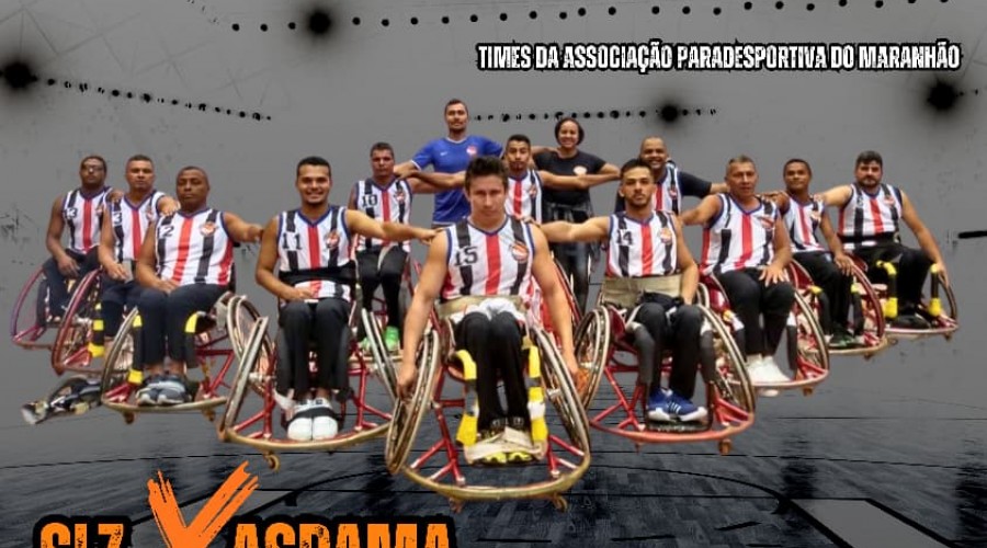 Caxias: basquete em cadeira de rodas no GINÁSIO JOÃO CASTELO