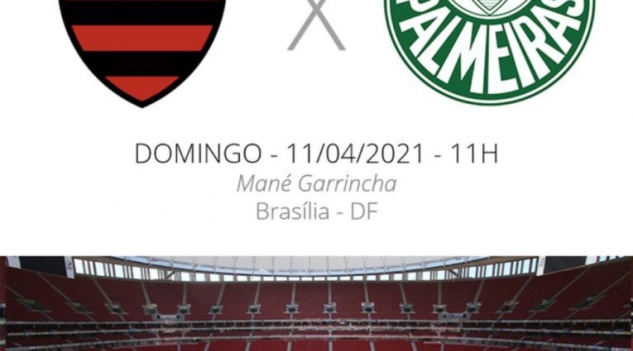 Galvão Bueno vai narrar Flamengo x Palmeiras, neste domingo, às 11h, final da Supercopa