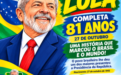 O POVO brasileiro lhe deu o melhor presente: LULA FAZ 81 ANOS: A HISTÓRIA DAS URNAS E O PRESENTE DA DEMOCRACIA
