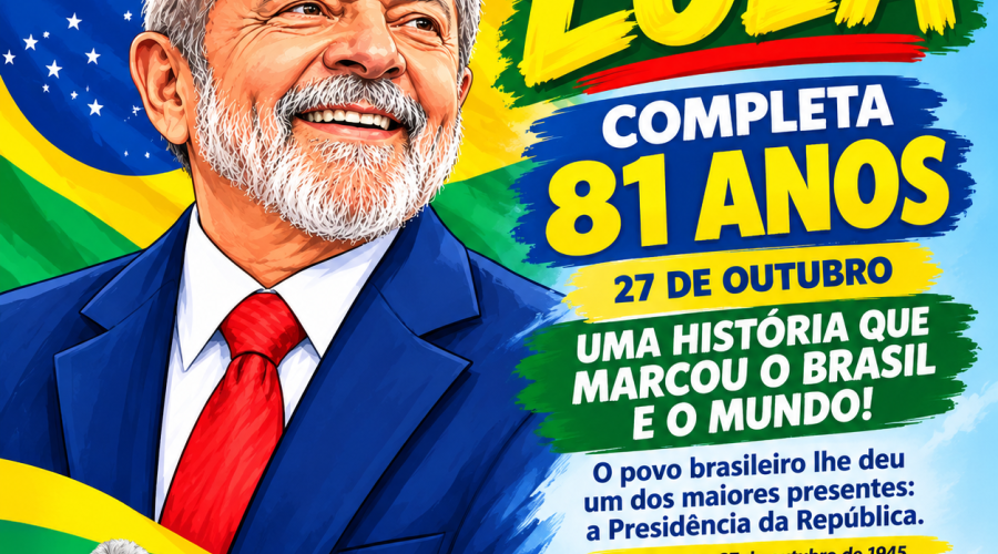 O POVO brasileiro lhe deu o melhor presente: LULA FAZ 81 ANOS: A HISTÓRIA DAS URNAS E O PRESENTE DA DEMOCRACIA