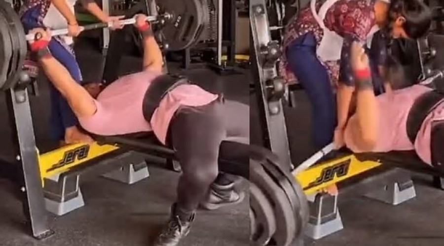 Veja vídeo: Homem é ‘enforcado’ por barra de supino de 165 kg em academia e é salvo pela esposa