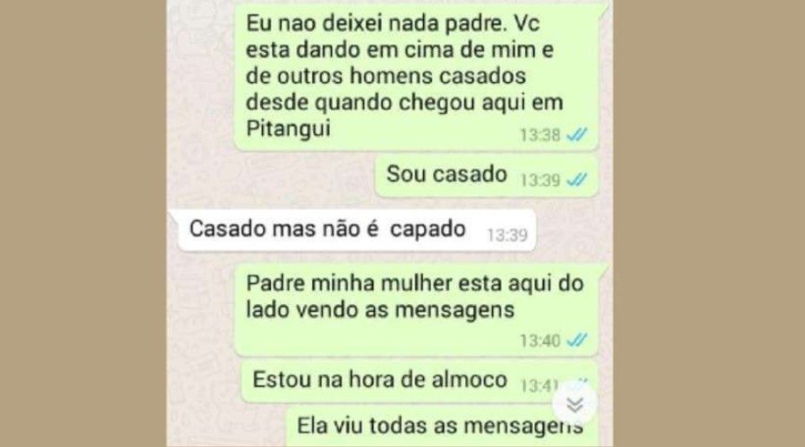Padre é afastado após propor sexo para homem casado via WhatsApp