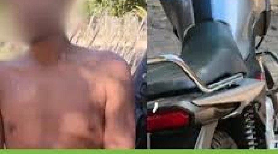 Santa Rita: PAI AMARRA FILHO E ENTREGA À POLÍCIA APÓS DESCOBRIR QUE ELE FURTOU UMA MOTO NO MA