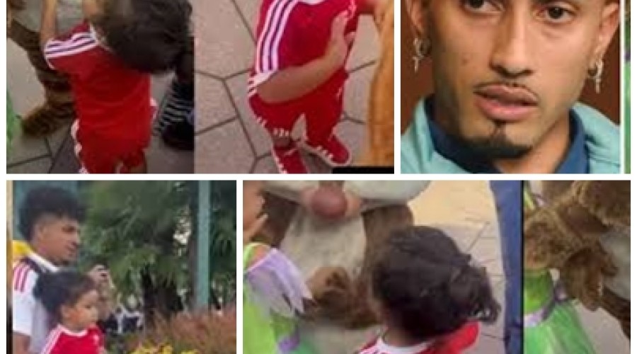 Vídeo: Raphinha acusa Disney de racismo: ‘crianças brancas foram abraçadas e meu filho não’ - Filho de atacante foi ignorado por personagens do parque em Paris