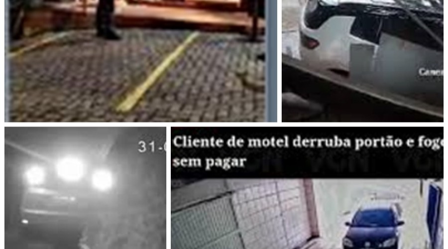 Cliente bêbada tenta sair de motel sem pagar e destrói dois carros