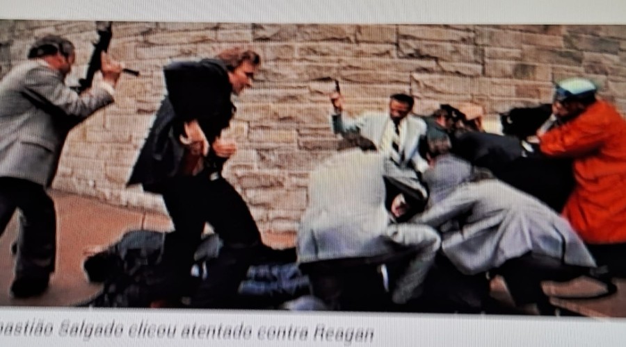 Ainda no início de carreira, fotógrafo Sebastião Salgado registrou atentado contra Ronald Reagan