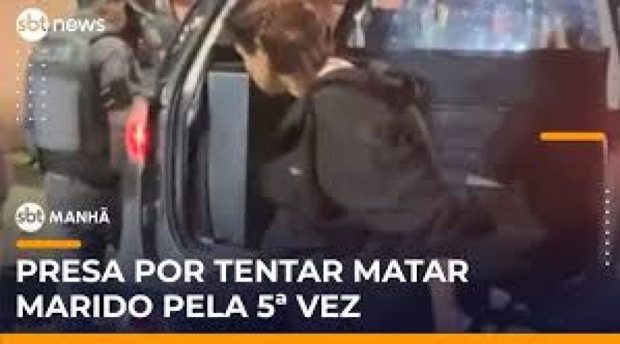 Mulher é presa em flagrante após tentar matar ex-marido cinco vezes