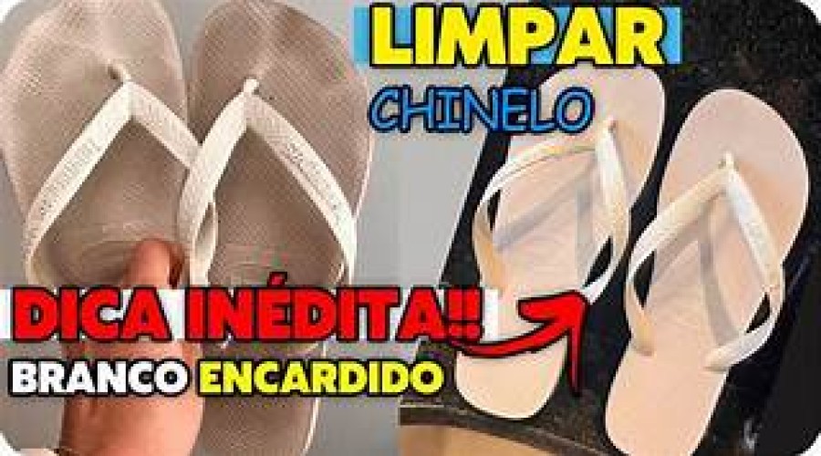 Dicas de Casa: Como limpar chinelos brancos encardidos sem muito esforço com essa dica caseira sensacional