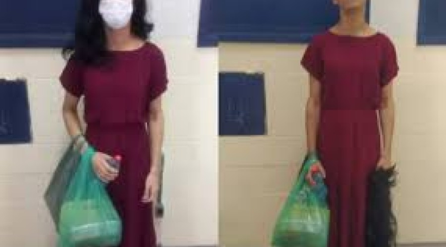 De vestido e peruca, detento tenta fugir disfarçado de mulher