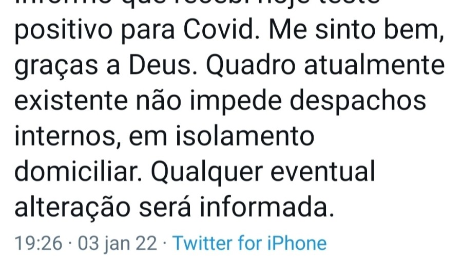 Flavio Dino testa positivo para Covid-19